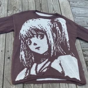 Misa amane sweatshirt  - Misa sweater, worn a few times and bought for around 190kr irl it’s a kinda red/brown/purple colour