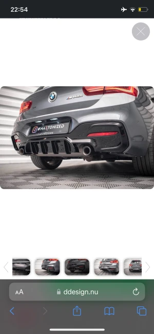 Bmw 120 Msport diffuser - Delen Är i källaren och den är fläckfri så pm vid intresse så tar jag min tid för att fota den