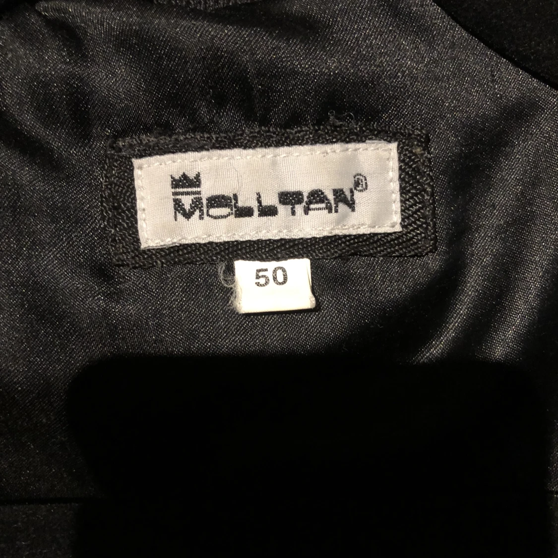 Skinnjacka äkta läder (svart) - 90