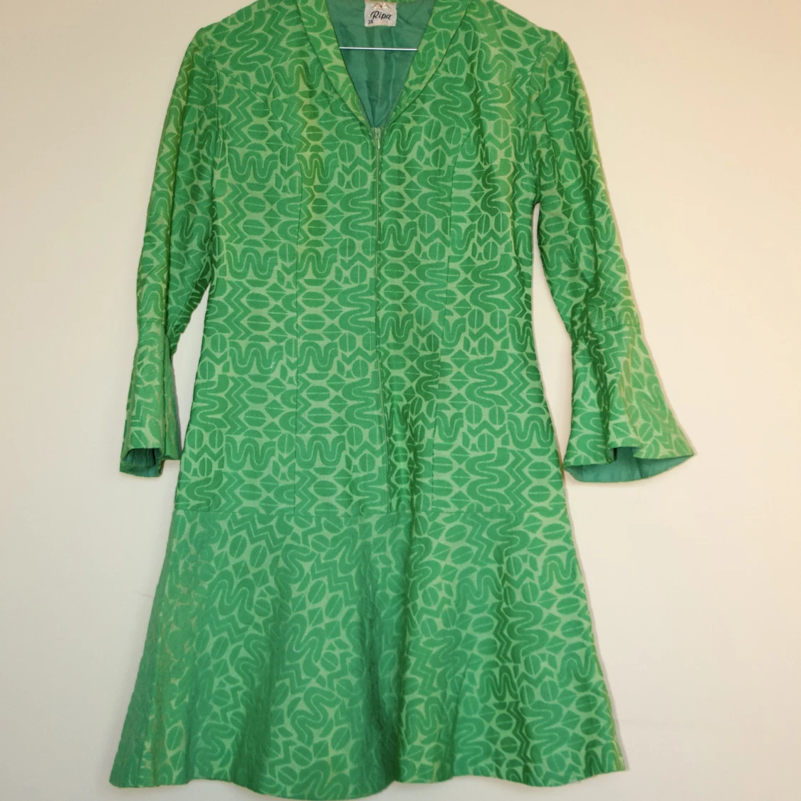 Grön klänning retro - 90