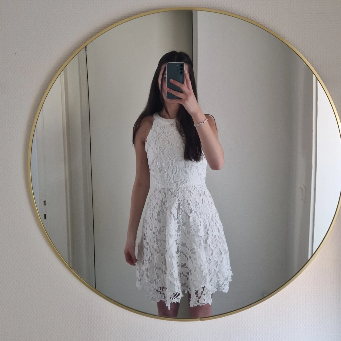 Vit klänning  - 90