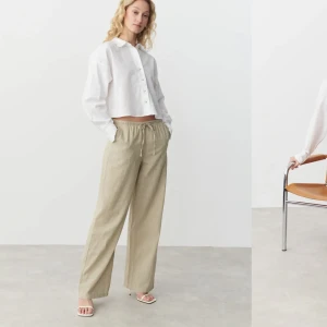 Linne byxor - Beighe linne byxor i storlek S, aldrig använda, råkat köpa två par. Super fina nu till sommaren!!