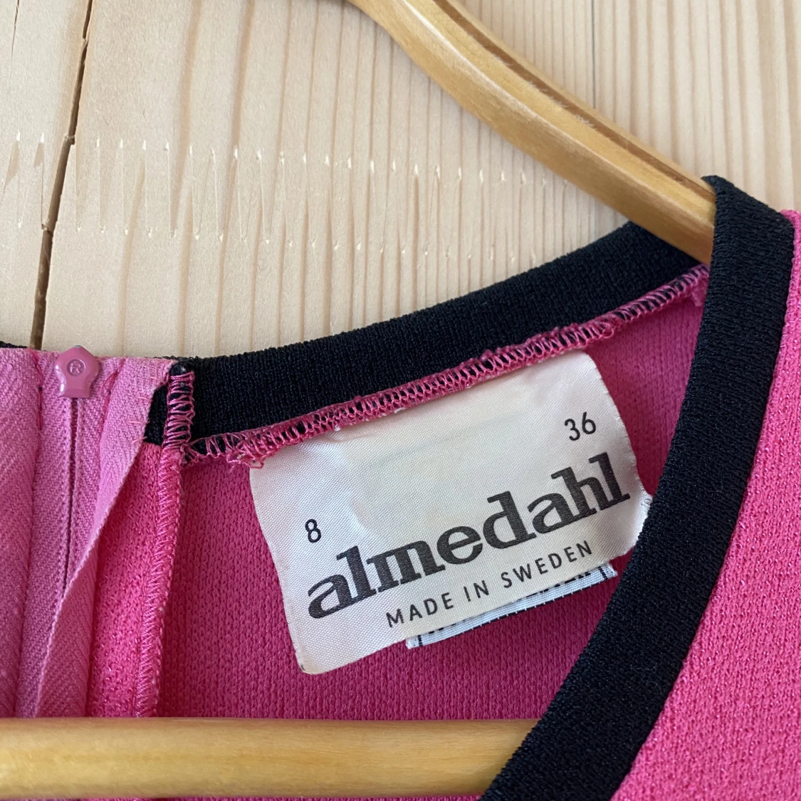 Vintage rosa 60-talsklänning - 91