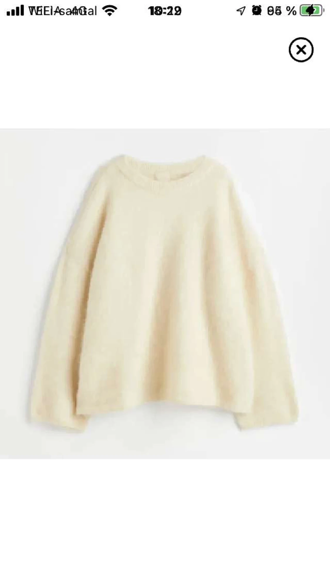 Mohair tröja hm - 90