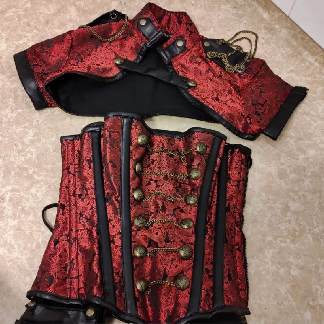 Steampunk korsett plus bolero. 