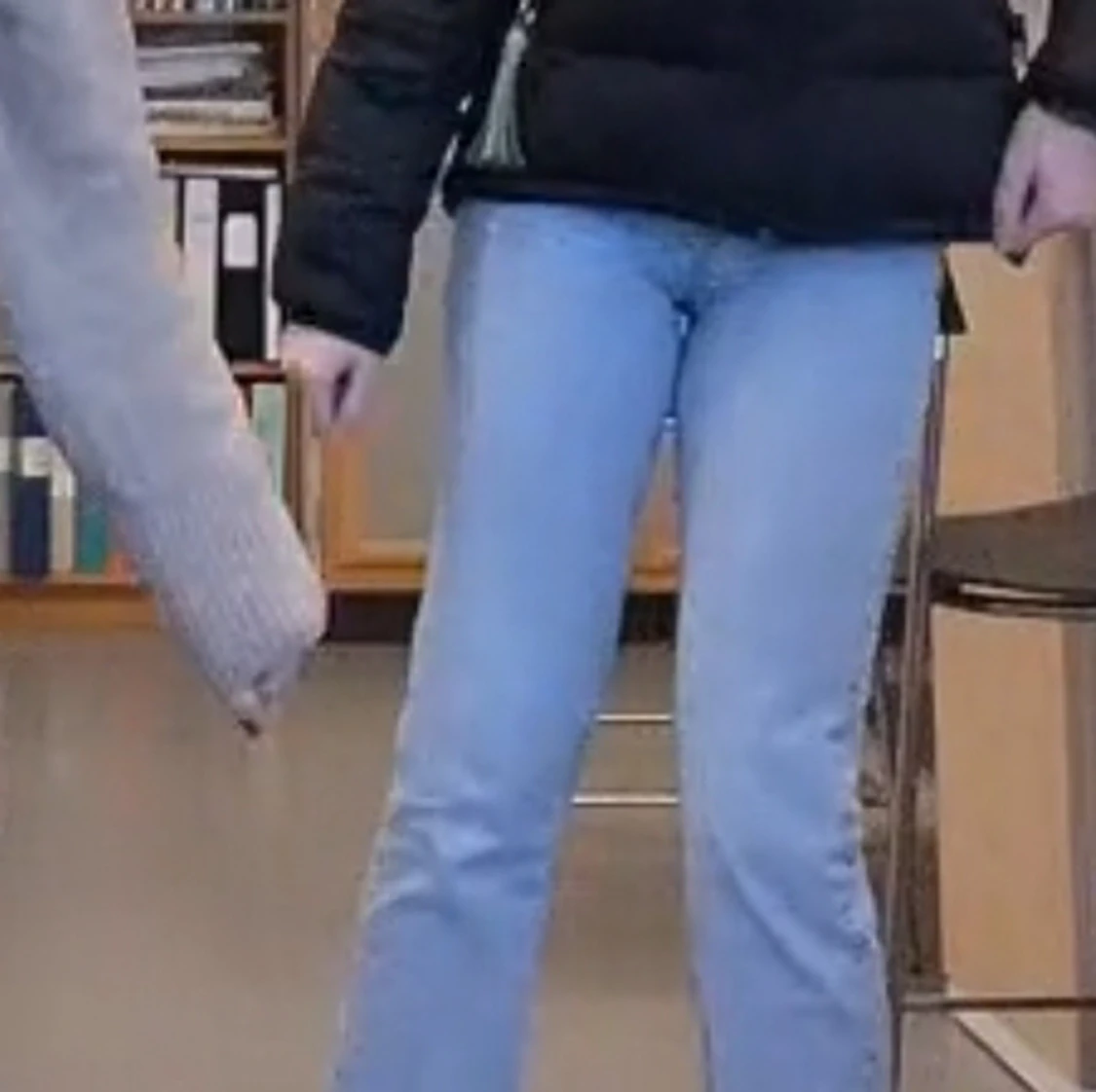 Bik bok jeans med slit - 91