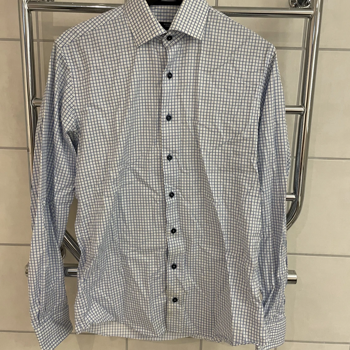 Rutig skjorta Dressman slim fit medium