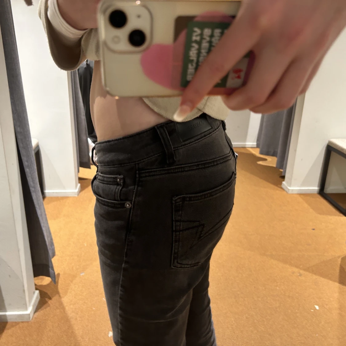 Lågmidjade bootcut - 91