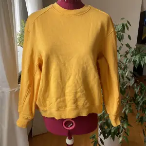 Jag säljer min gula tröja från Lager157. Tröjan är i ett bra skick dock är den lite nopprig (se bild 2). Köparen står för frakt.