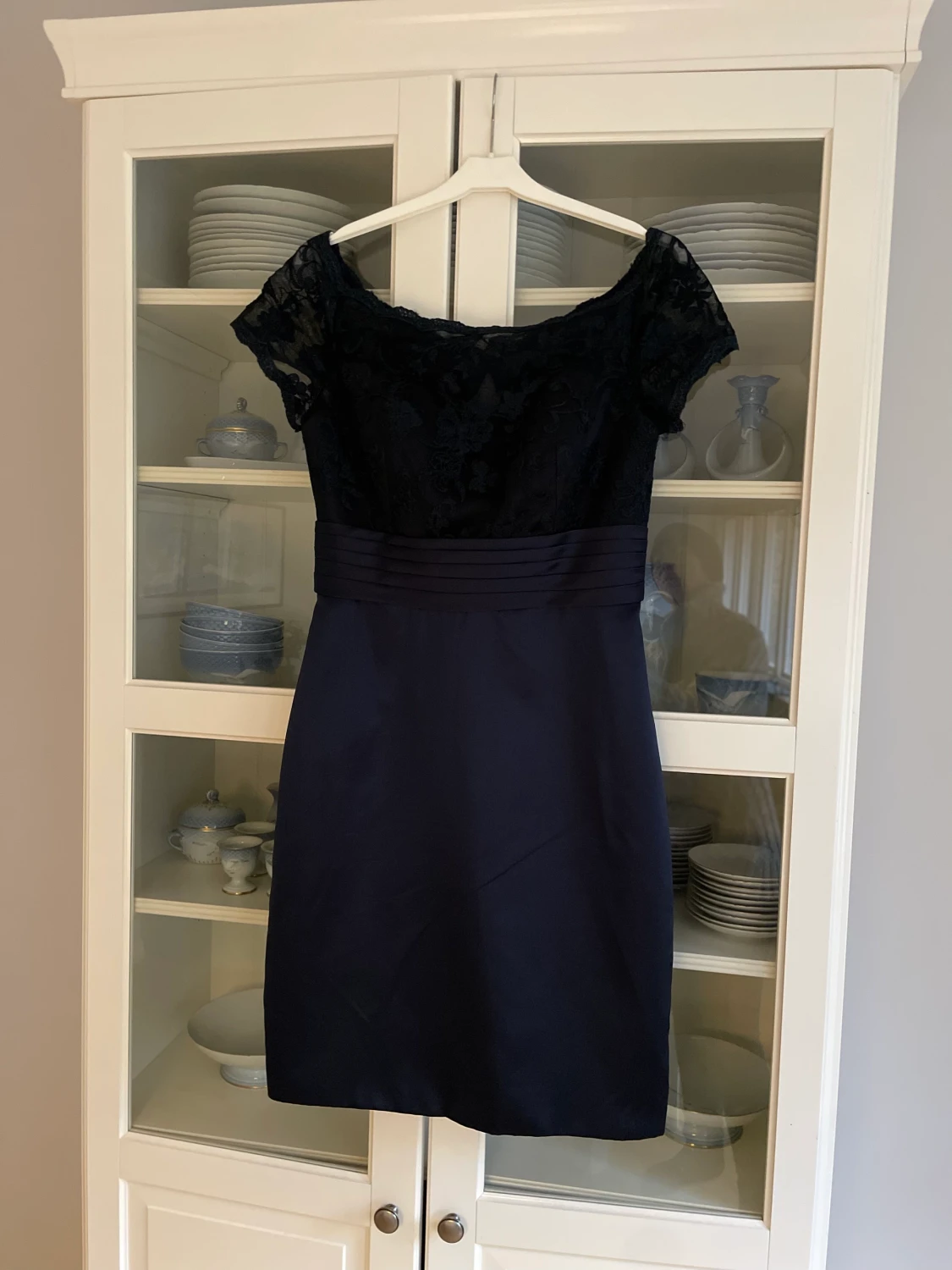 Marinblå cocktail klänning  - 92