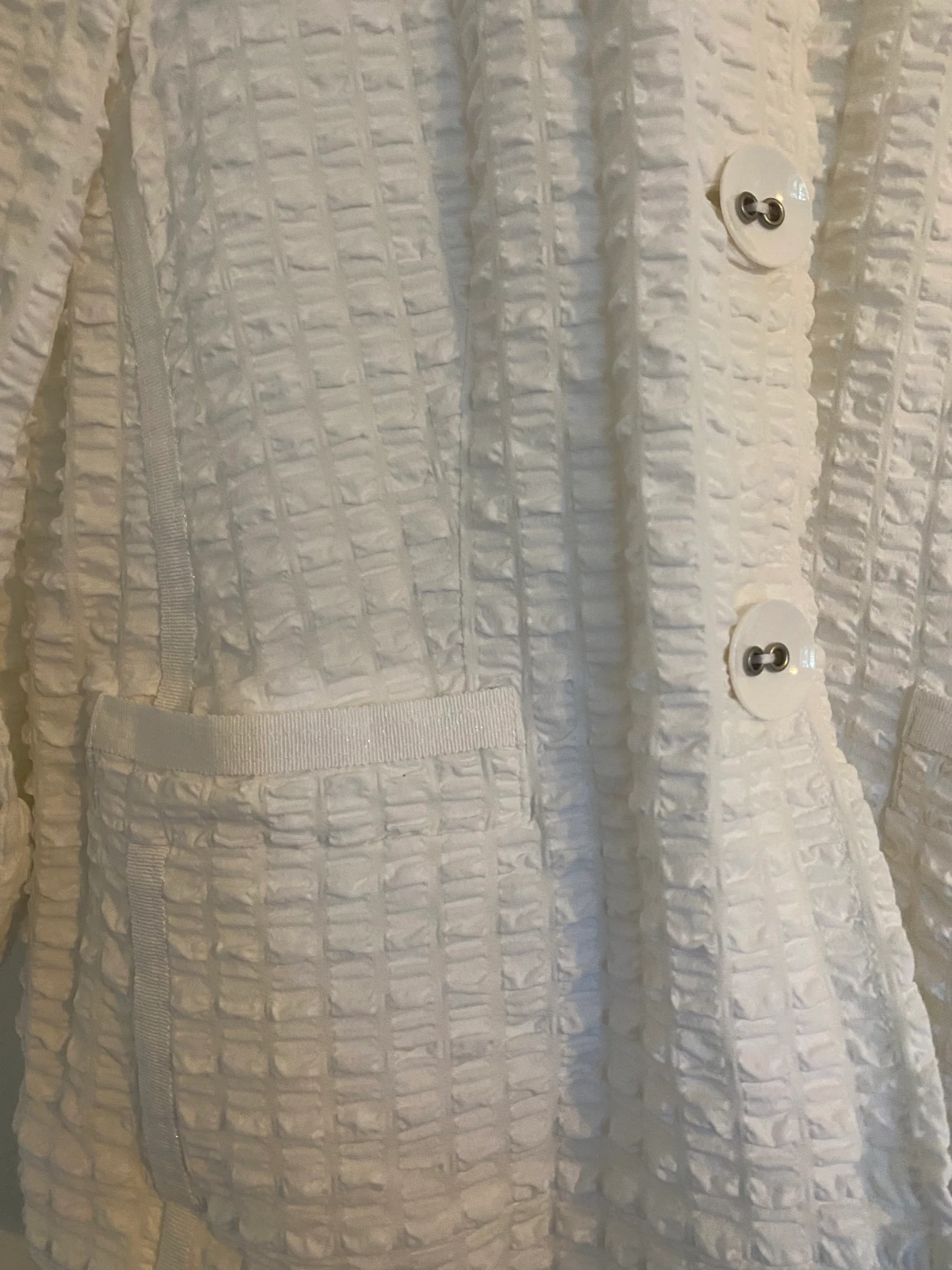 Kortärmad kavaj med textur - 91