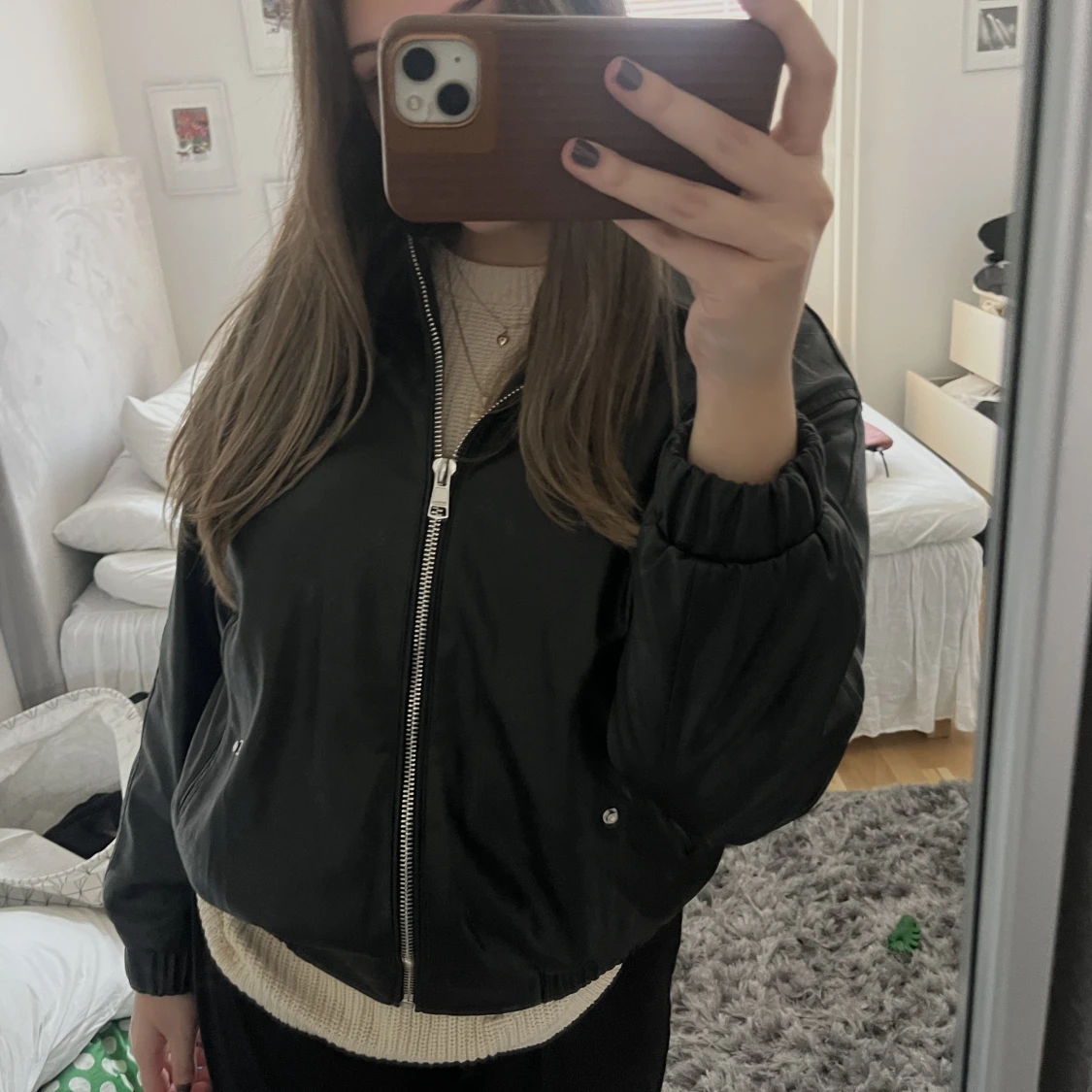 Läderjacka pull and bear - 90