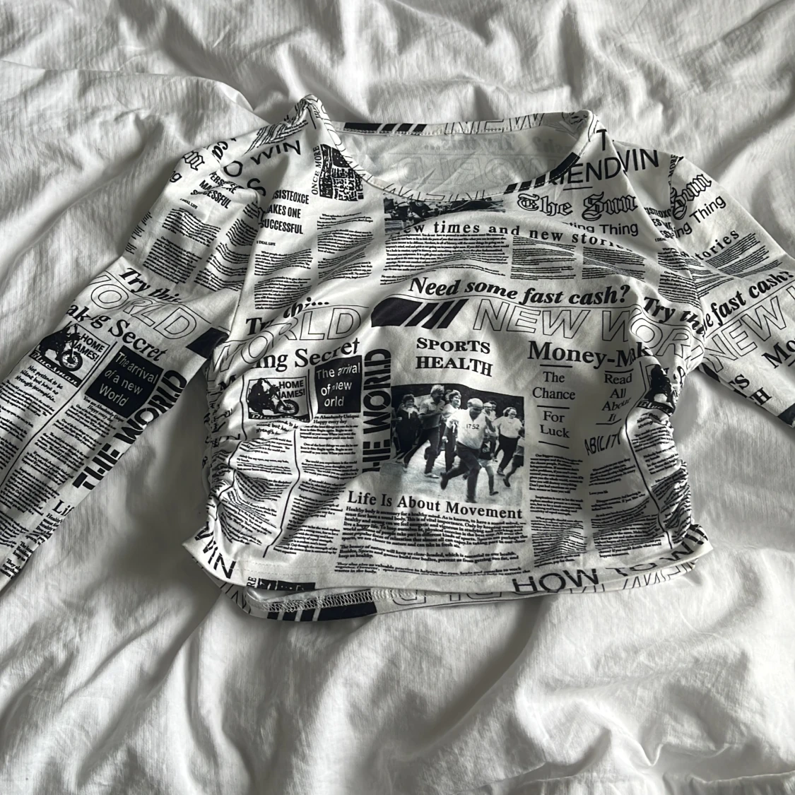 Cool tröja med tidnigs mönster