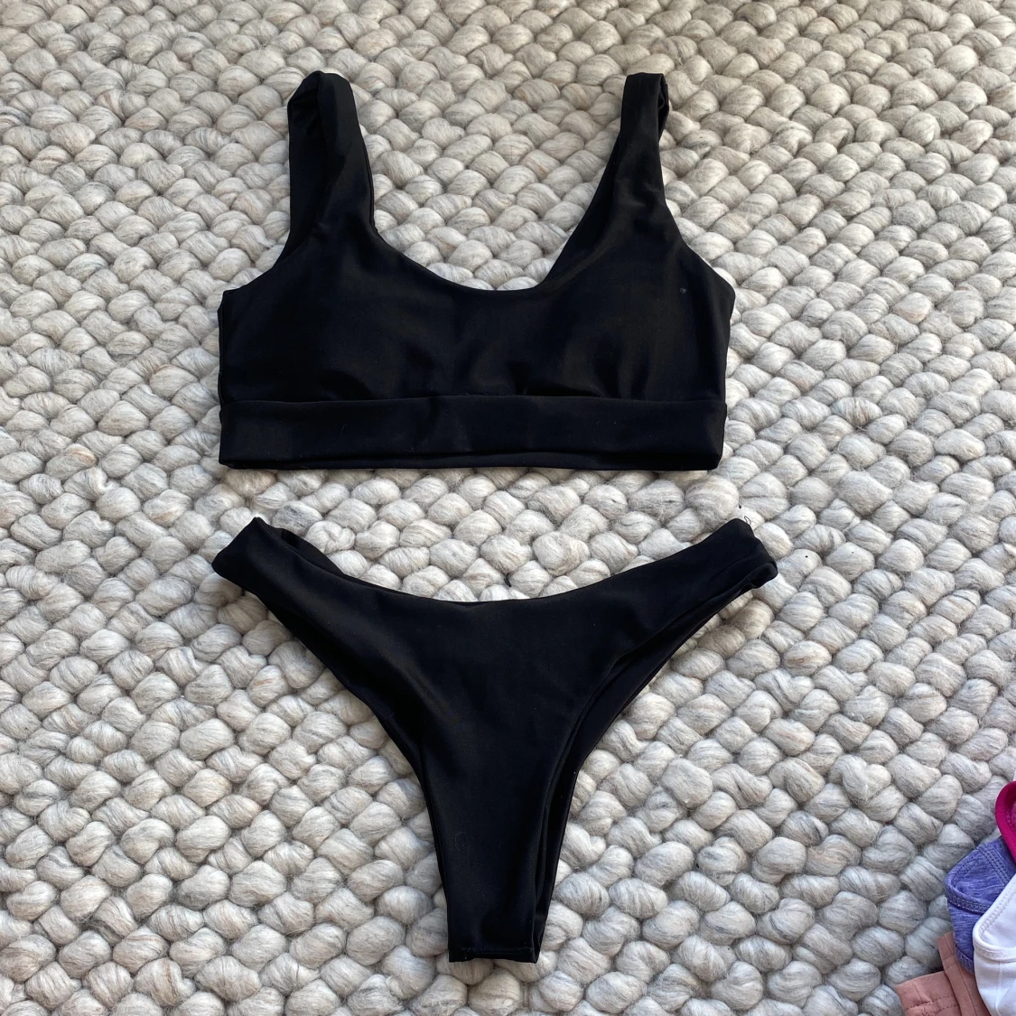 Svart bikini set