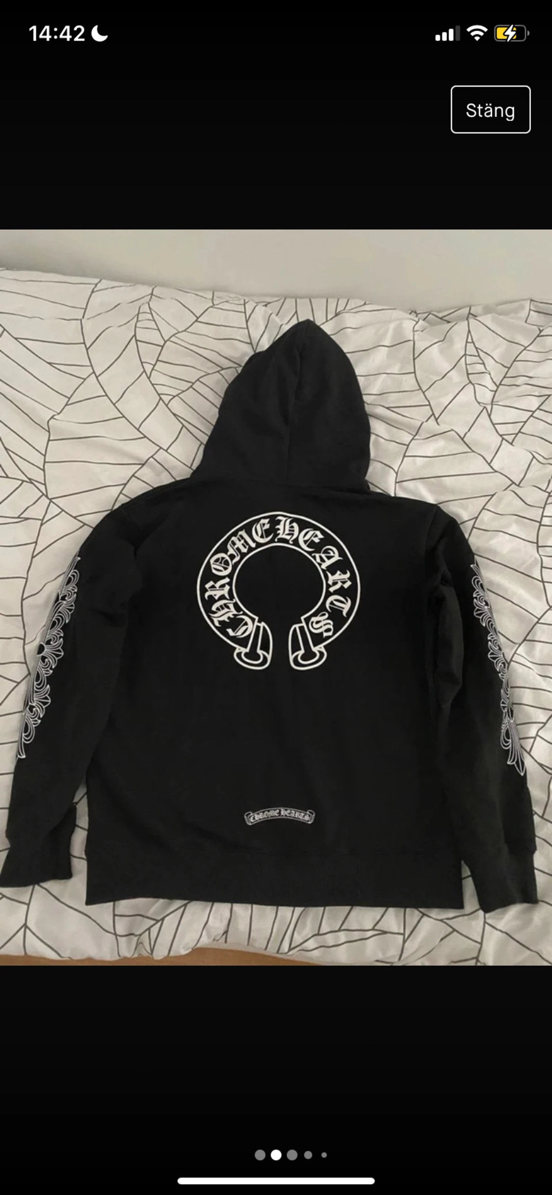 Chrome hearts hoodie (Äkta) - 90