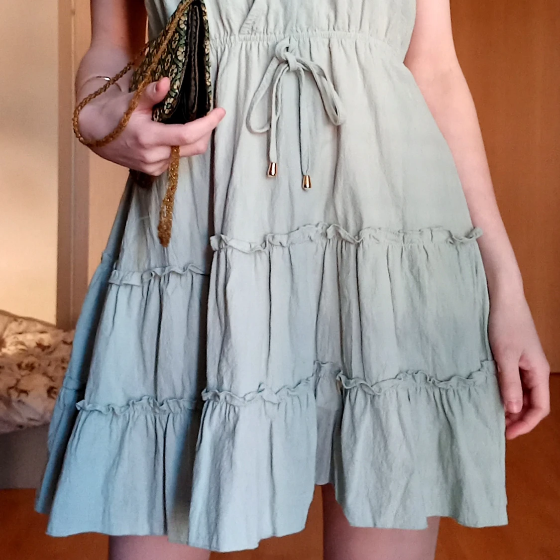 Klänning bomull S-M  - 90