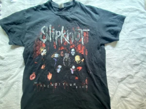 band merch  - slipknot tröja som är riktigt häftig och skön! Den funkar till både kvinnor och män. Priset är diskuterbart!!! 