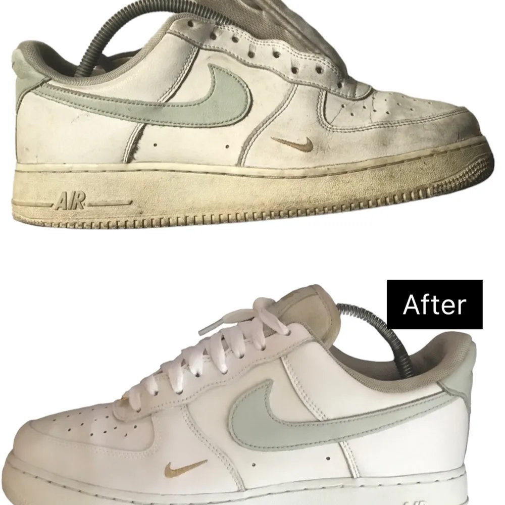 Tvättar och får Nike skor att se nya ut. Varför köpa nya skor när man kan tvätta rent dom. Fixar nike skor för 100kr Nike jordans 150kr  Hör av er vid mer funderingar. Skor.