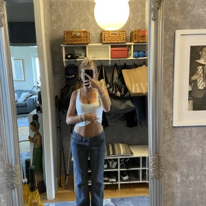 Low waist jeans - Super fina grå/ bruna jeans, stora för mig