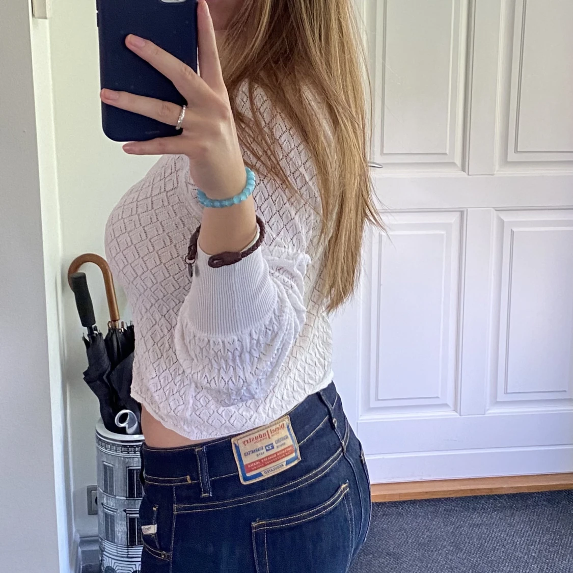 Virkad tröja med tenniskrage från zara - 91