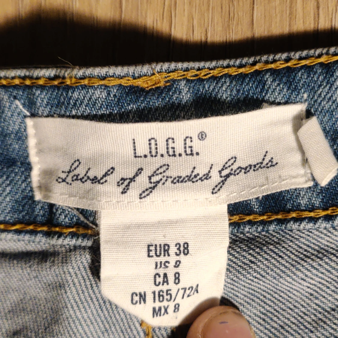 Blåa jeansshorts  - 91