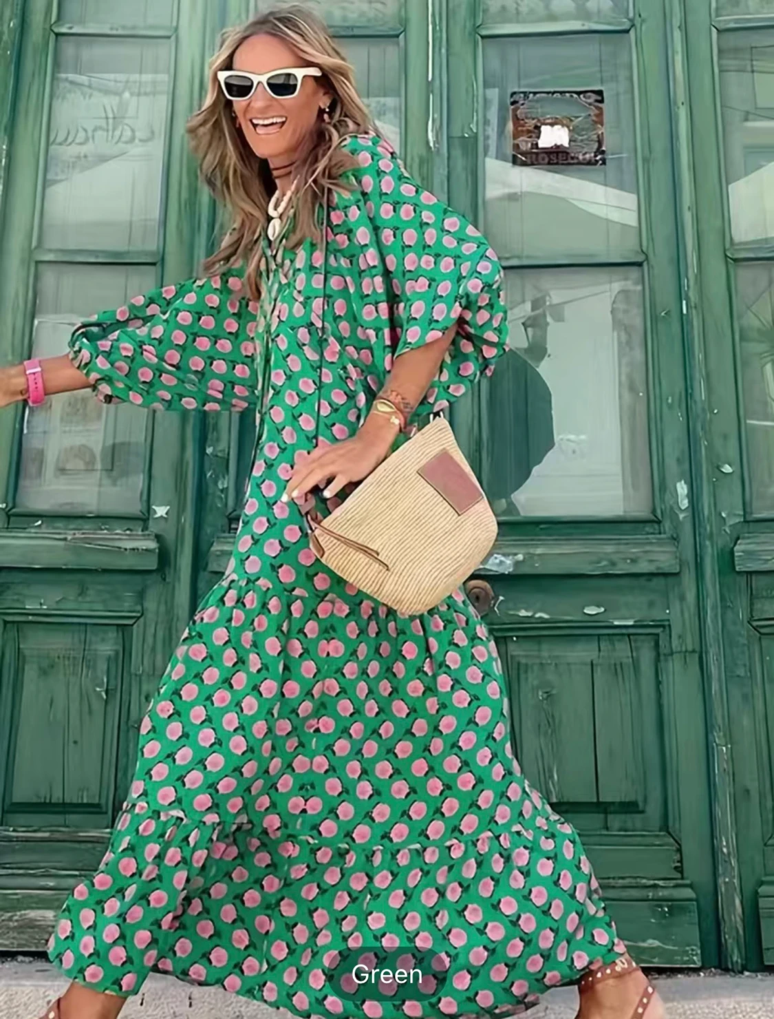 Maxi klänning från Sevara (S 36)