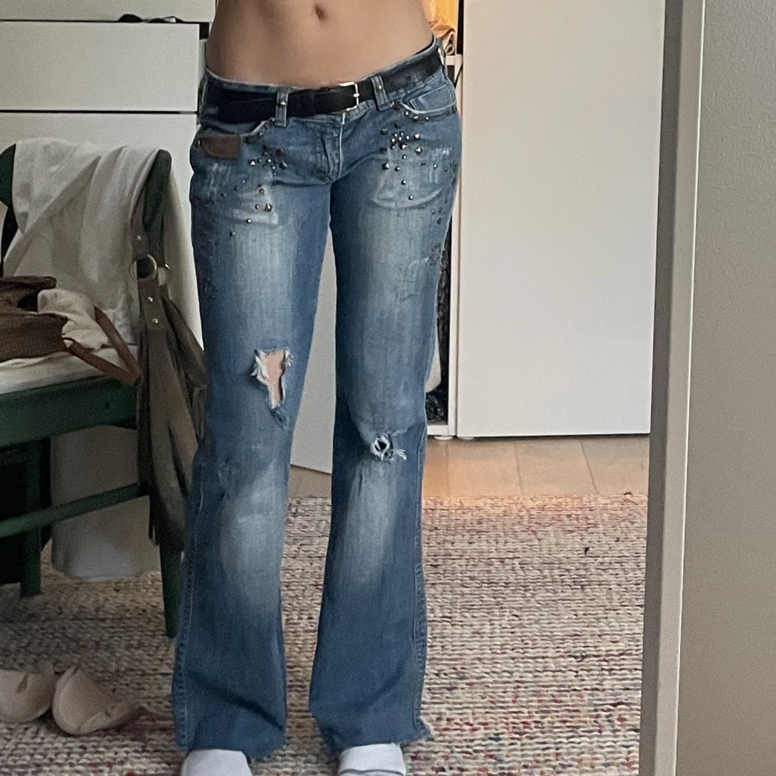 Lowwaist bootcut Jeans  - 90