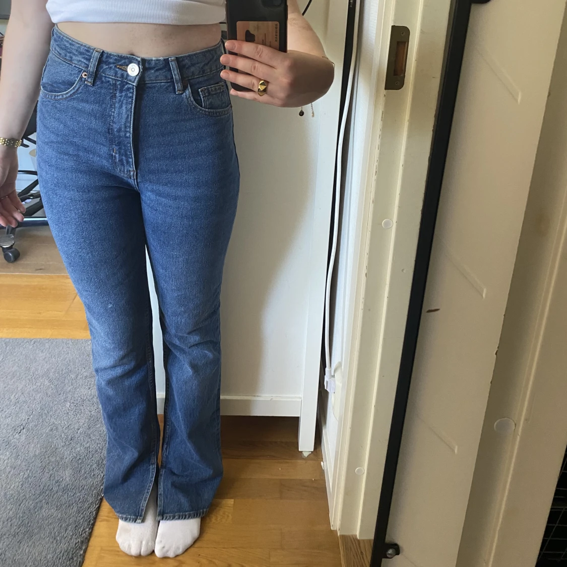 Bootcut med slits  - 91