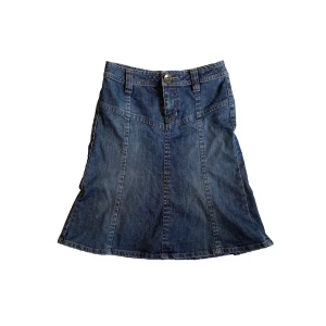 60s jeanskjol - supercool vintage jeanskjol från 60-talets H&M  