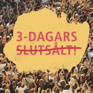 3-dagarspass - Kollar intresset på min 3 dagars på Cityfestivalen i helgen, då jag troligtvis inte kommer kunna gå