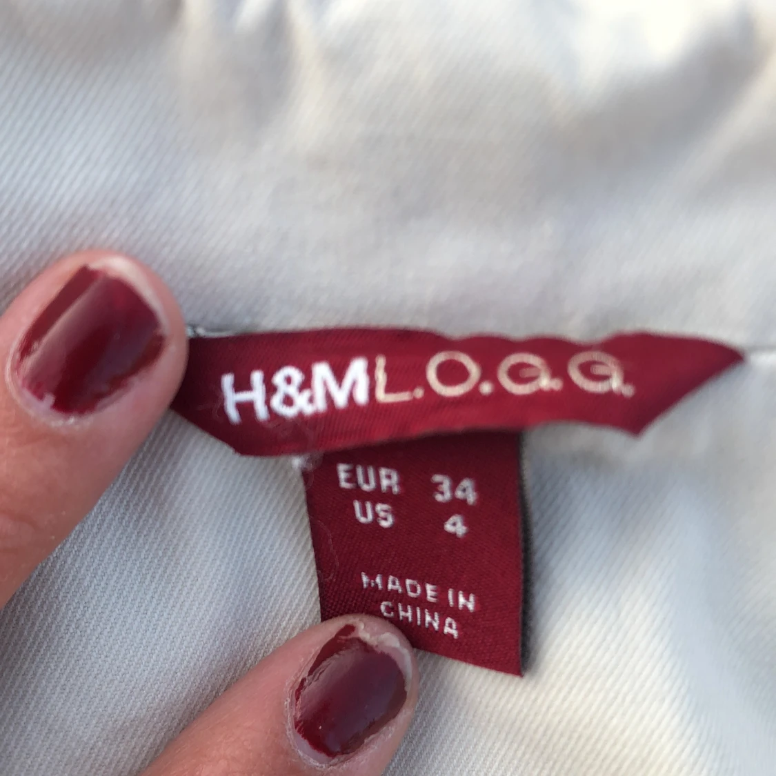 Vit kavaj jacka - 91