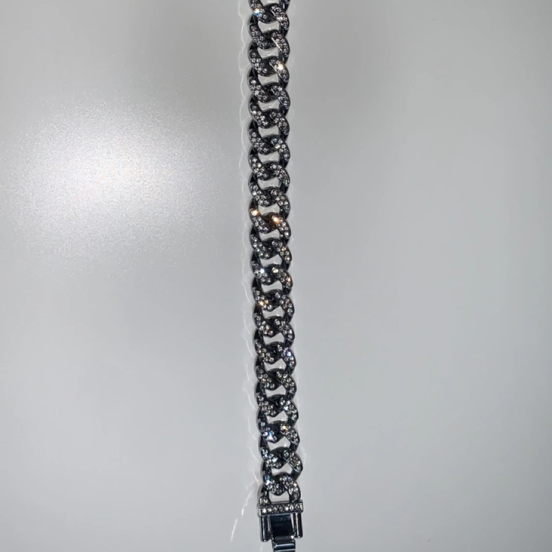 Iced out armband i Stainless steel och glas kristaller