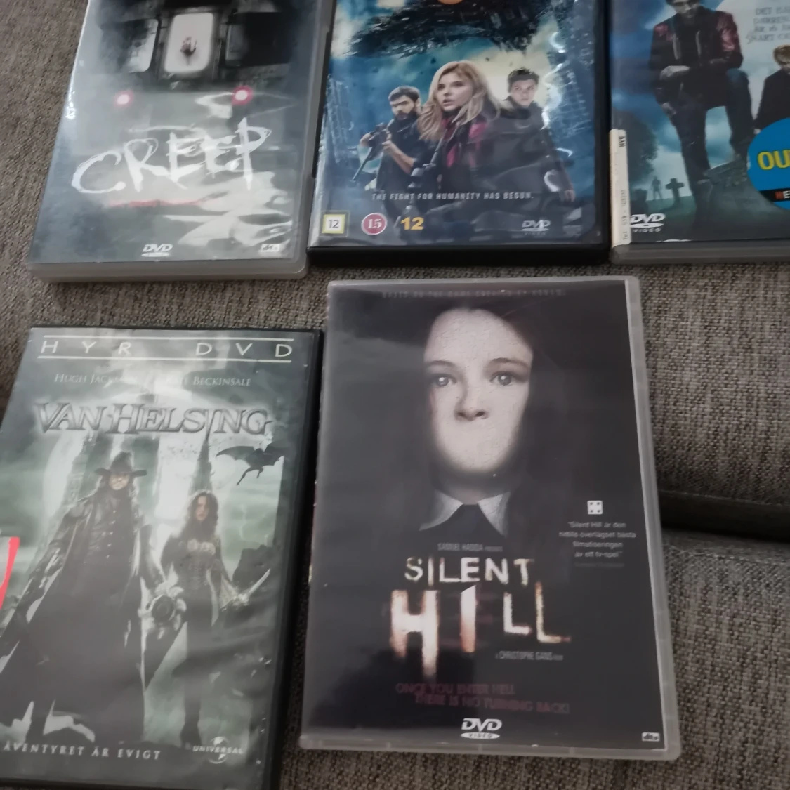 5 st dvd filmer blandat 20 kr st