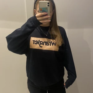 Sweatshirt  - Snygg svart sweatshirt i fint skick🤍