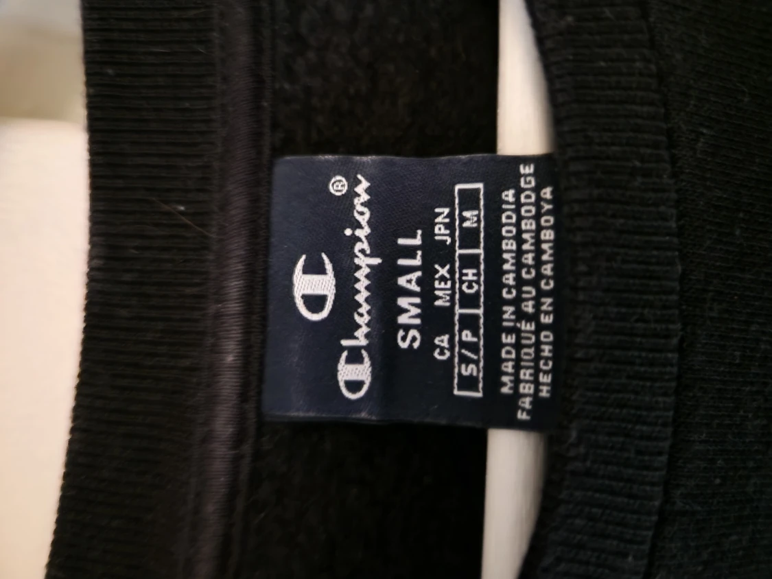 Champion Crewneck Svart - 90