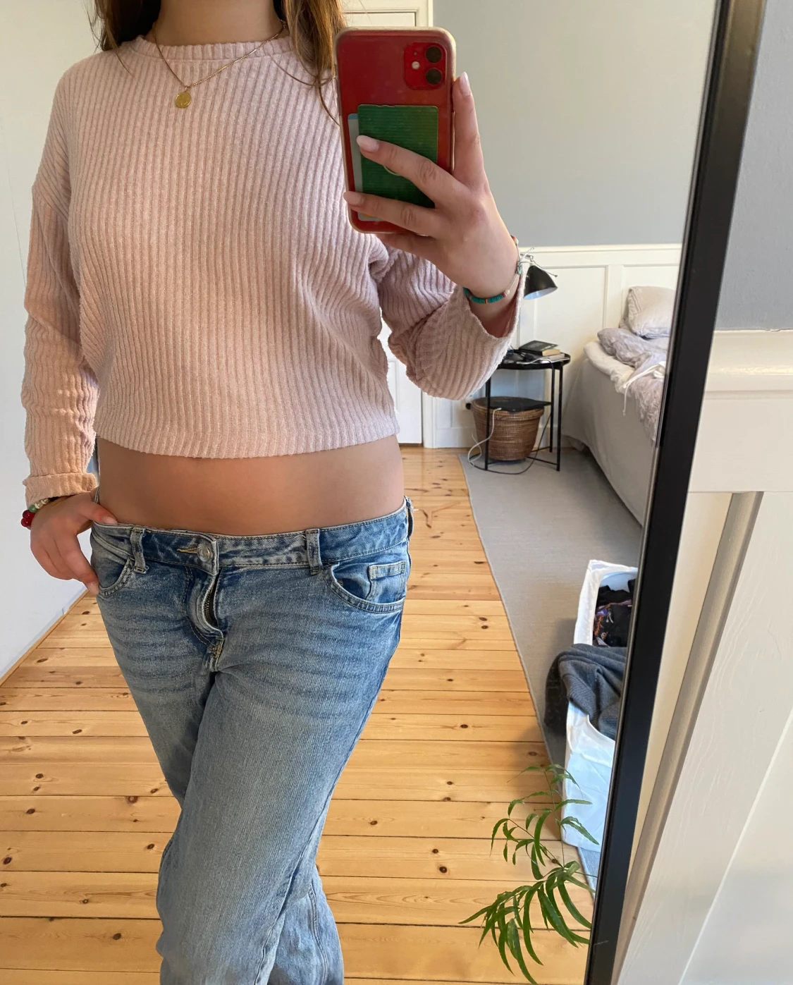 Ljusrosa tröja - 90