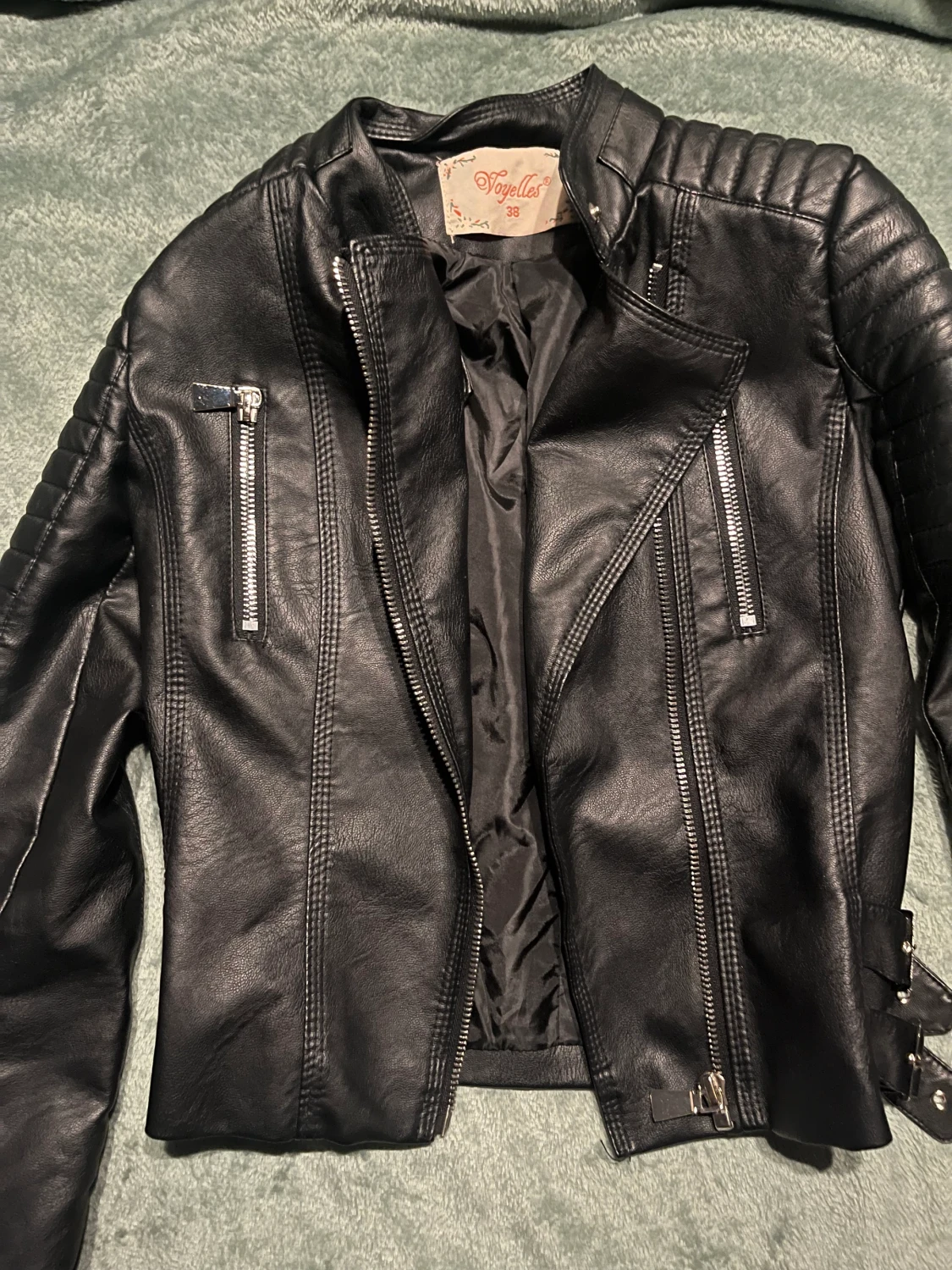 Skin jacka storlek 38