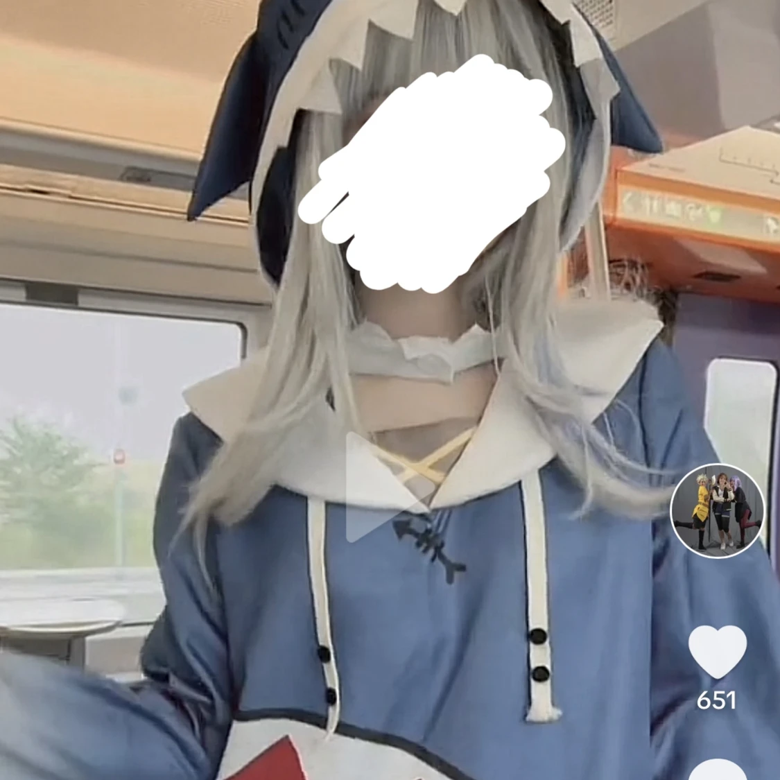 Gawr gura cosplay - 90