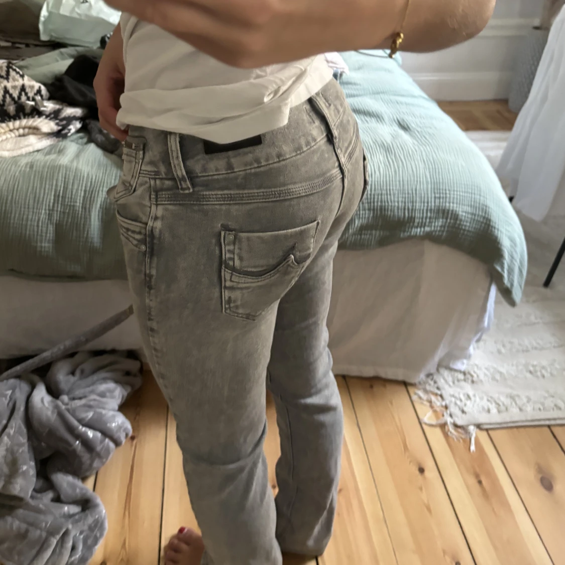 Lågmidjade jeans - 90