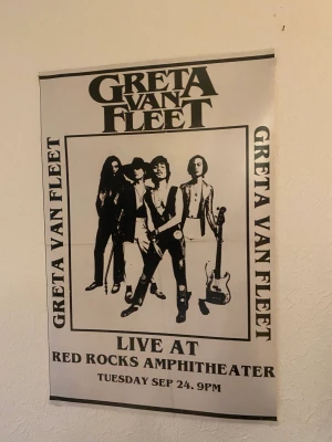 Greta van fleet poster - Greta vad fleet poster i storlek 60x40! 