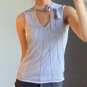 Silver glitter topp - Silvrig glitter festtopp i storlek S 😇