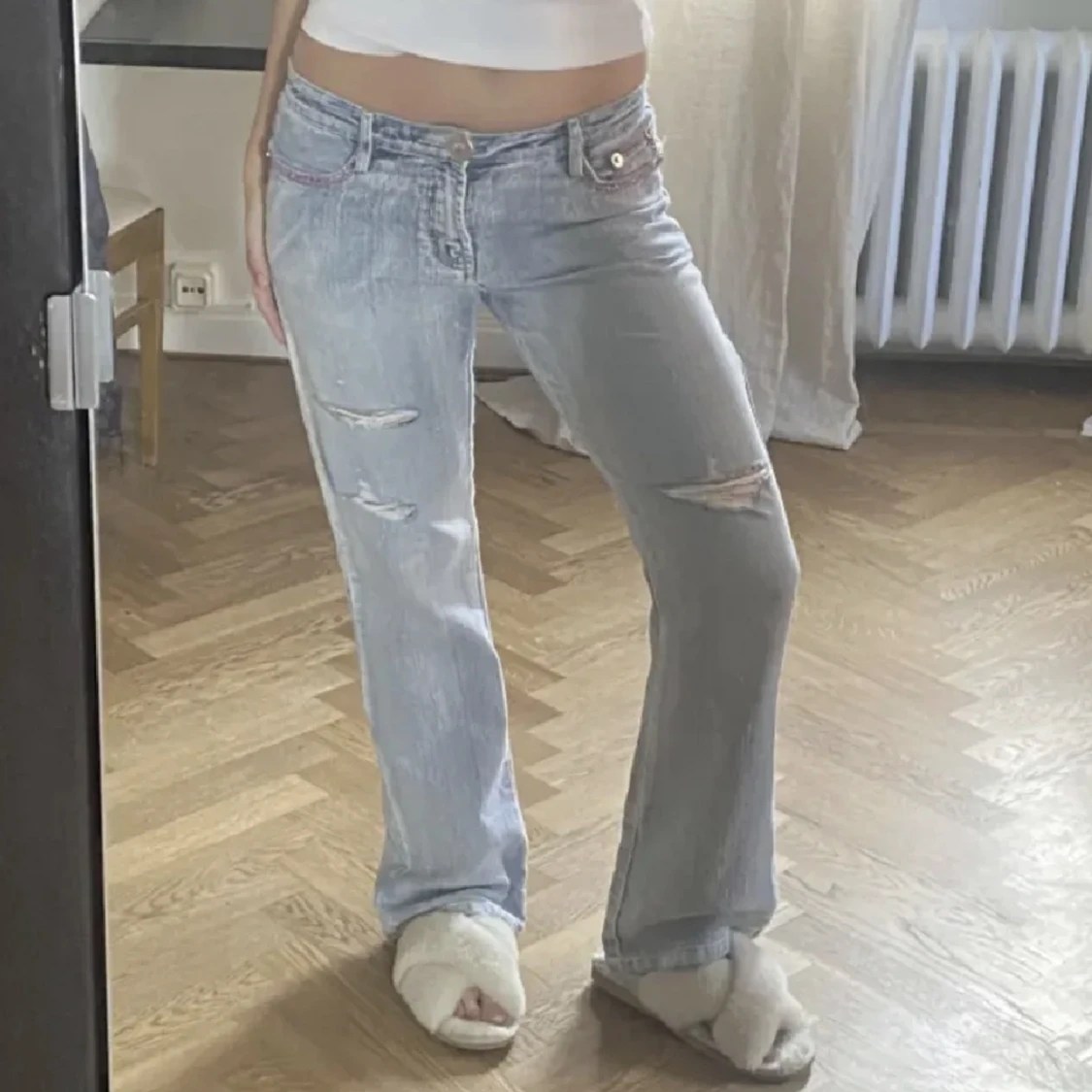 Lågmidjade jeans 