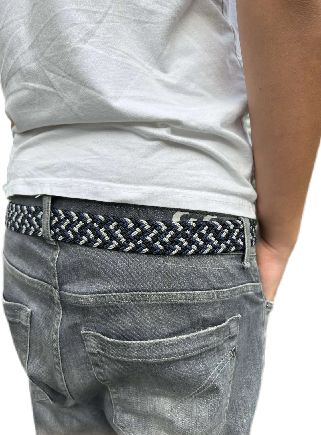 Flätat bälte Multi  - 90