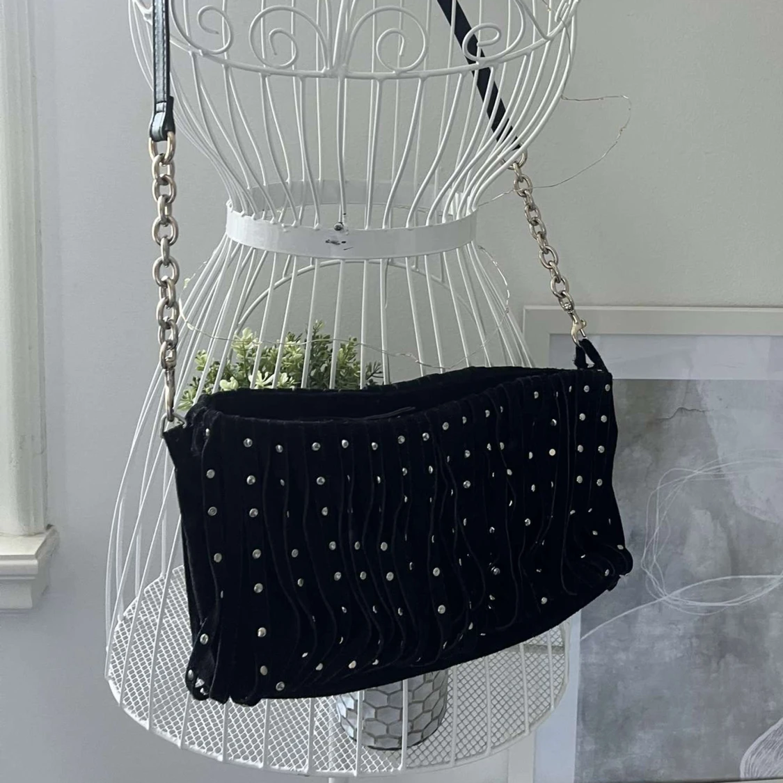 Svart väska med diamanter  - 90