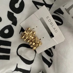 Edblad Creoles Multi gold - Tja,  Jag säljer dessa as snygga och trendiga örhängen från edblad för halva priset❤️🤟 (priset är fast) helst mötas i stockholm eller postas inom sverige❤️om ni väljer att deh ska postats ska NI betala för posten!
