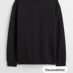 Svart sweatshirt från hm i storlek M. Aldrig använd och lappen kvar