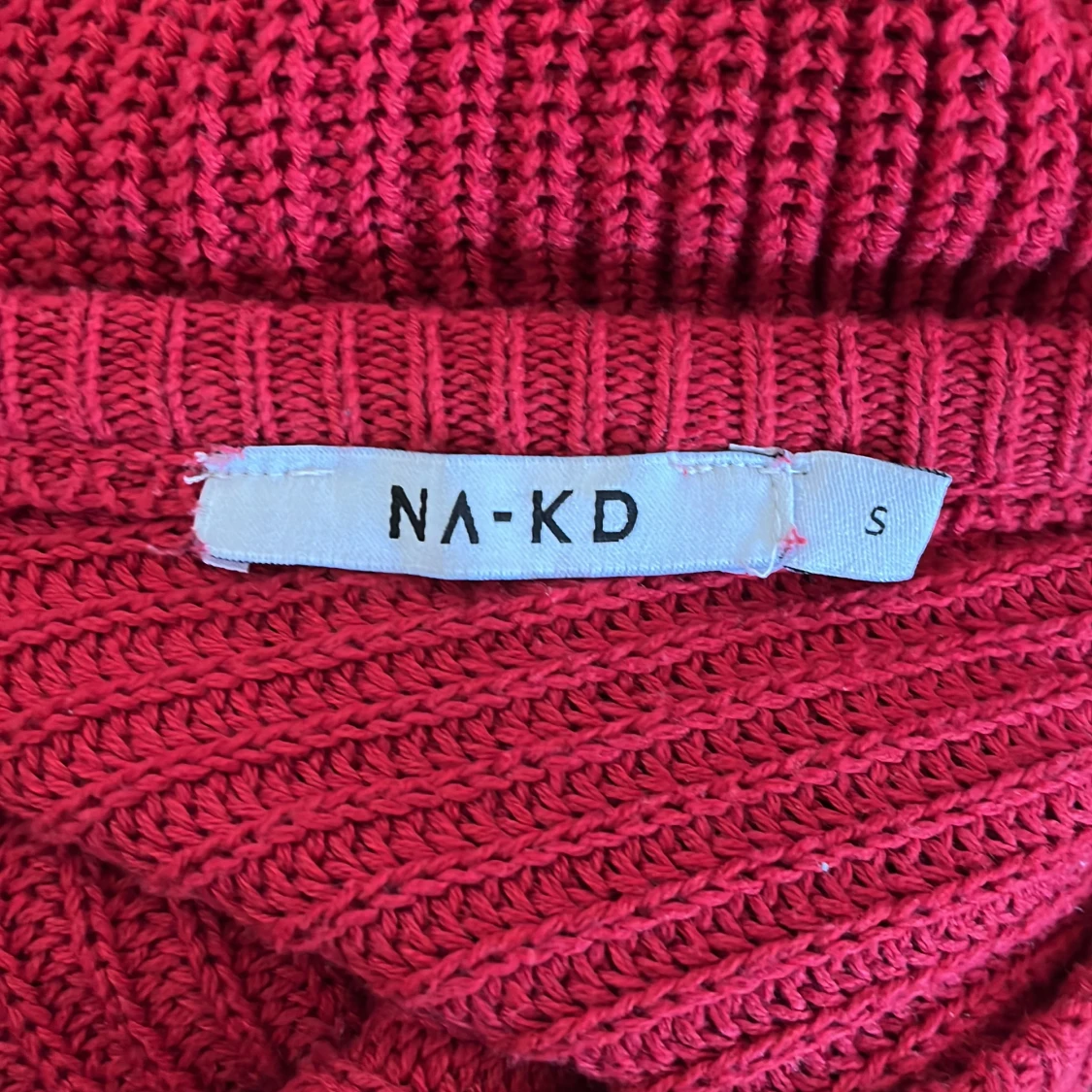 Stickad tröja, V ringad rygg - 91