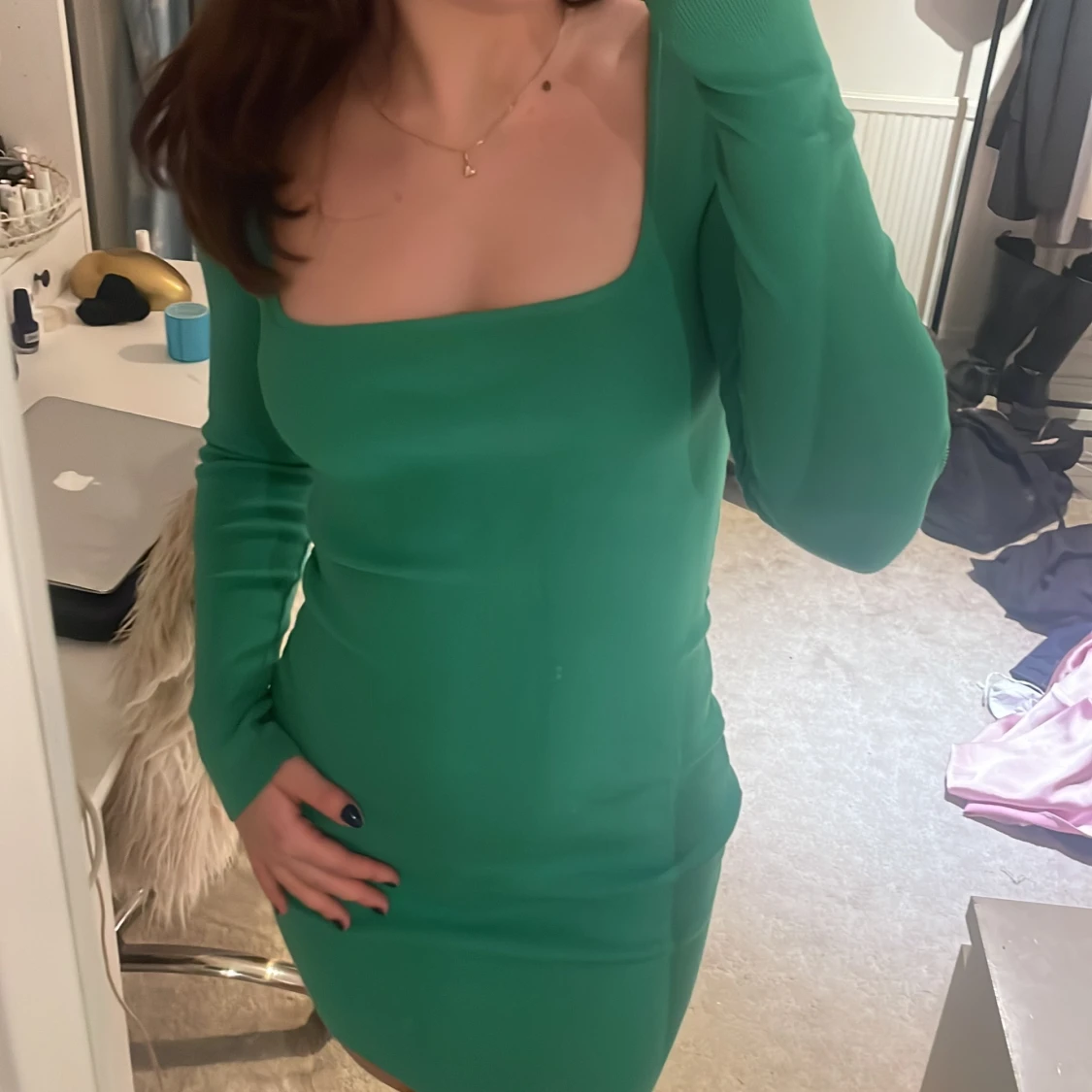 Grön klänning - 90