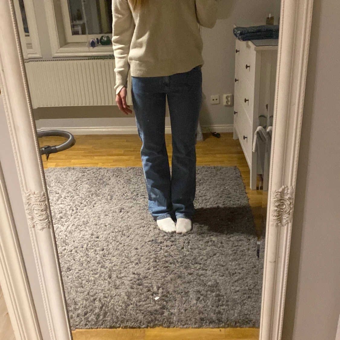Lågmidjade jeans
