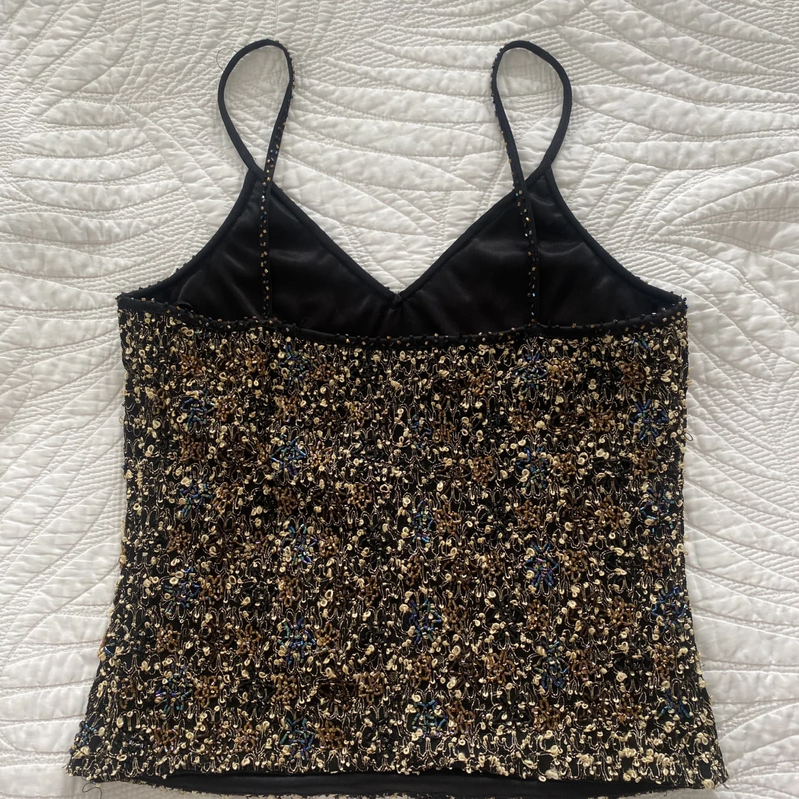 Glittrig fest topp  - 90